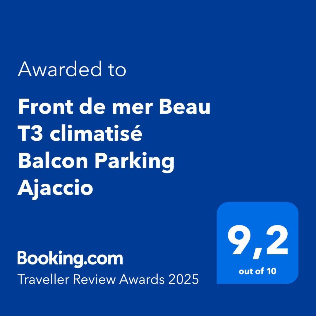 Front De Mer Beau T3 Climatise Balcon Parking Ajaccio Ajaccio  Luaran gambar